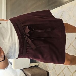 WOMEN'S FOREVER 21 BURGUNDY WOOL MINI SKIRT SZ MED $30